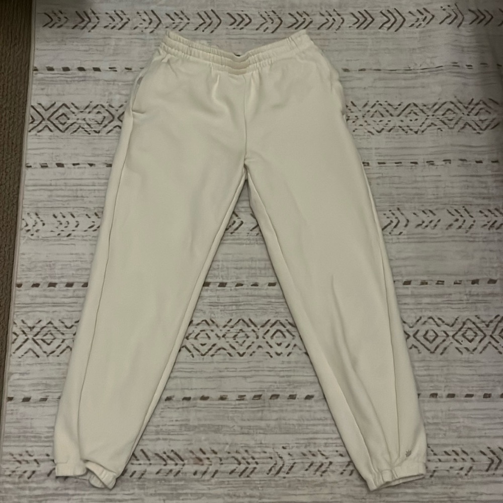 Athleta Girl Sweatpants, cream, XL